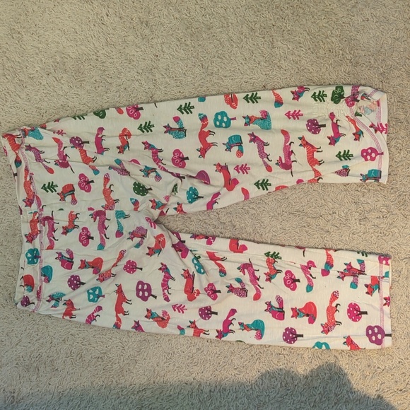 Cropped fox PJ pajama pants - Picture 4 of 4